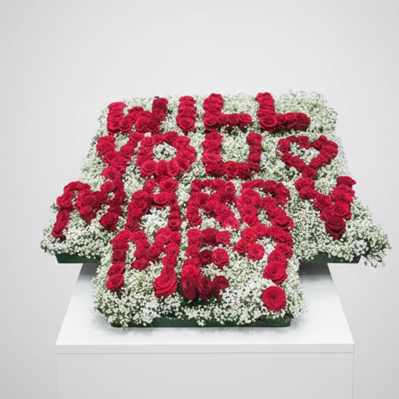 Will You Marry Me - Flower Arrangement